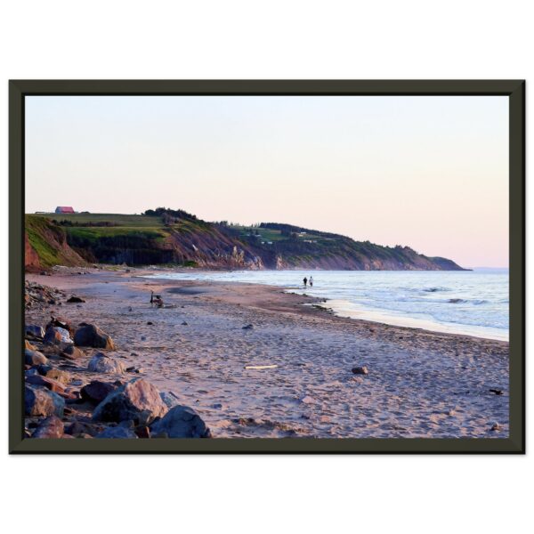 West Mabou Beach Premium Semi-Glossy Paper Metal Framed Poster 8" x 12" A4 21 x 29.7cm