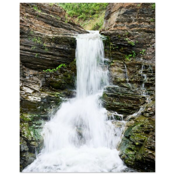 Waterfall, Arisaig Provincial Park Aluminum Print 16" x 20"