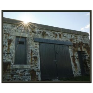 York Redoubt Historical Site (2) Premium Semi-Glossy Paper Metal Framed Poster