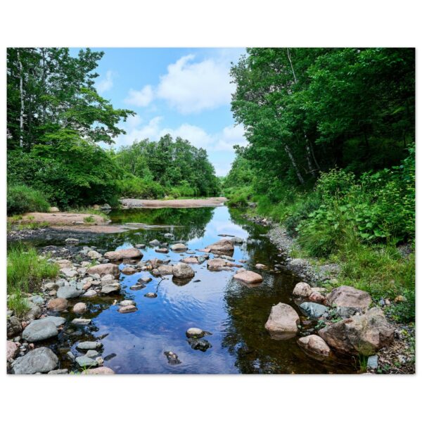 Cape Breton Stream Aluminum Print 16" x 20"