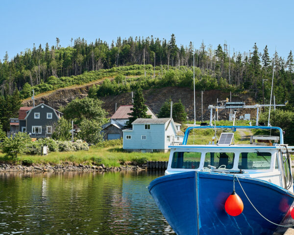 Boat in the St. Peters Canal