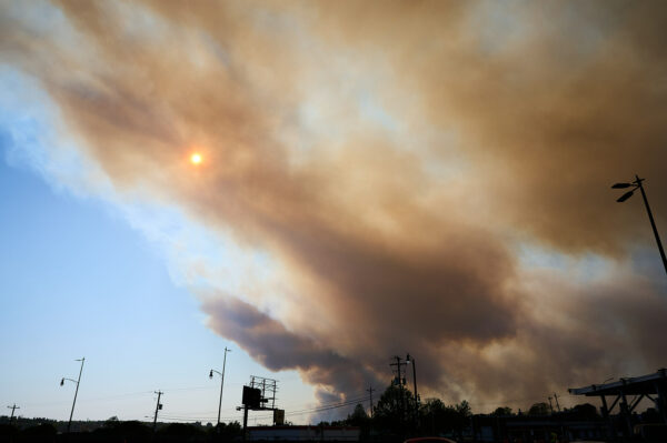 Tantallon Wildfire Smoke From Dartmouth