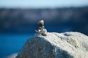 Small Inukshuk at Herring Cove