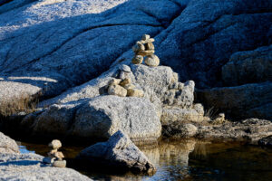Inukshuks at Herring Cove (2)