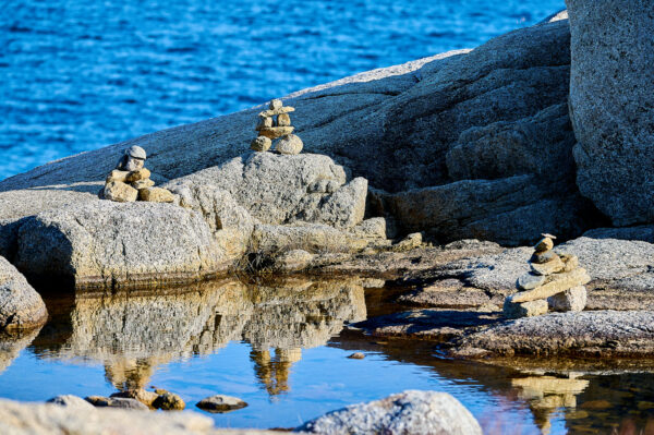 Inukshuks at Herring Cove