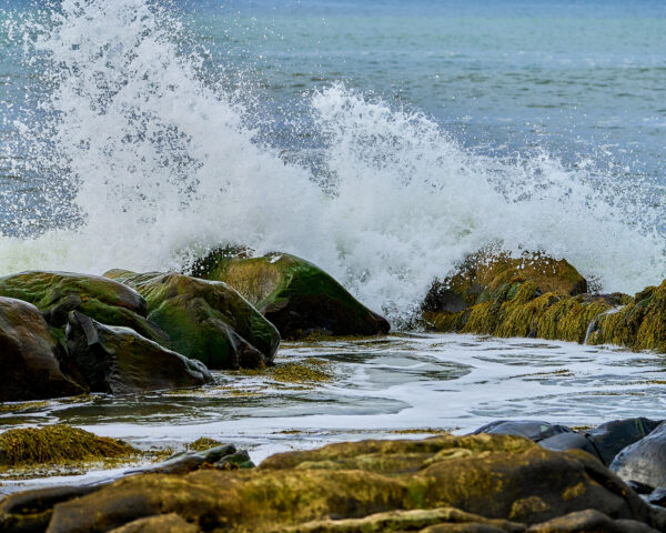 Waves Crashing and Rocks, Martinique Beach