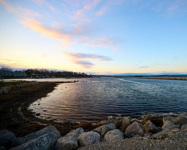Sunset, Shore Near Oak Island