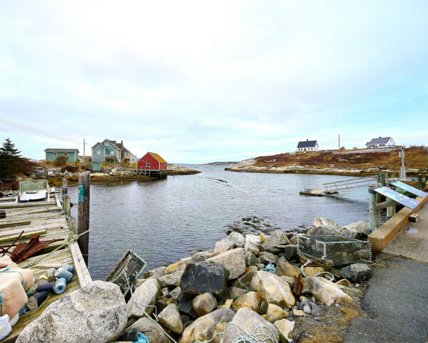 Peggy’s Cove Inlet and Fishing Homes