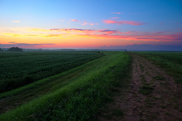 Sunset Over Wolfville (2)