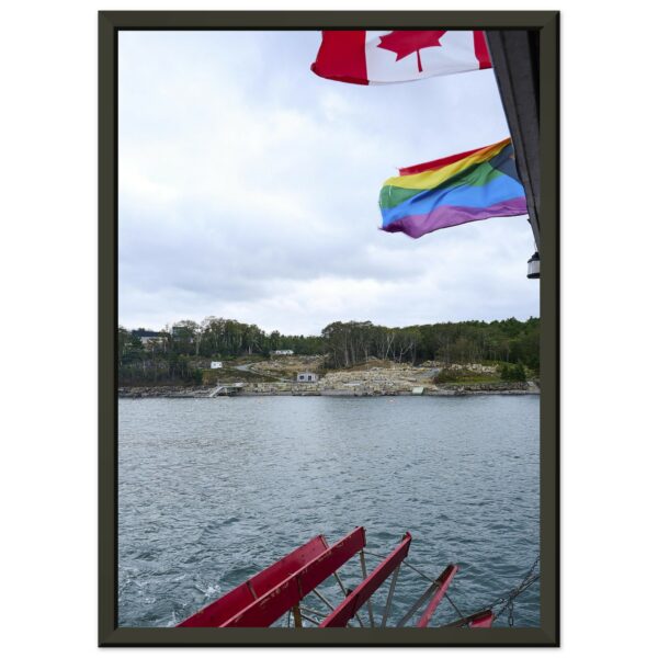 Halifax Harbour (5) Premium Semi-Glossy Paper Metal Framed Poster 8" x 12" A4 21 x 29.7cm