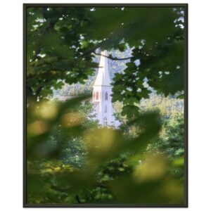 St. Mary's Church, Mabou Premium Semi-Glossy Paper Metal Framed Poster