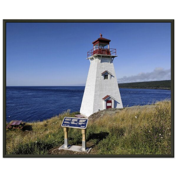 Boar's Head Lighthouse Premium Semi-Glossy Paper Metal Framed Poster 16" x 20"