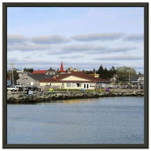 Fisherman’s Cove (Right) Premium Semi-Glossy Paper Metal Framed Poster 12" x 12"