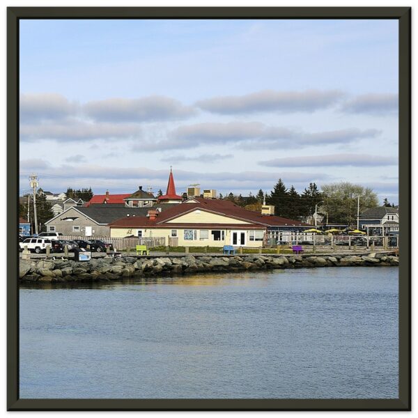 Fisherman’s Cove (Right) Premium Semi-Glossy Paper Metal Framed Poster 12" x 12"