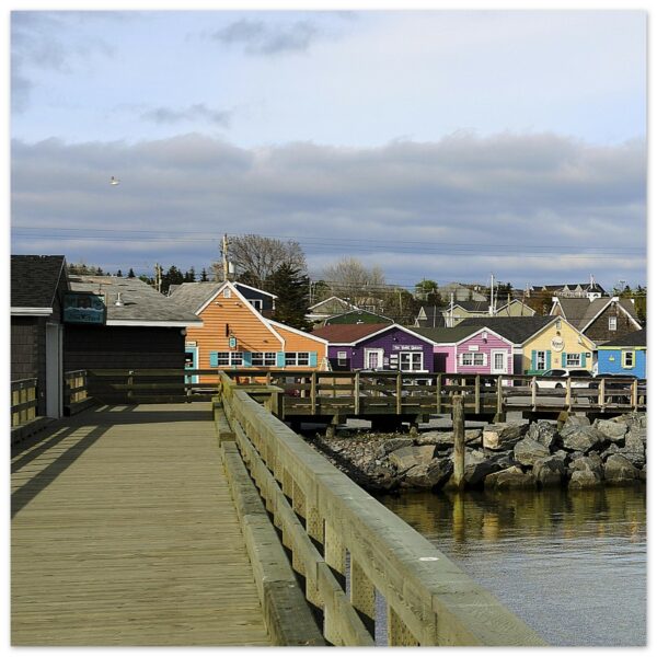 Fisherman’s Cove (Left) Aluminum Print 12" x 12"