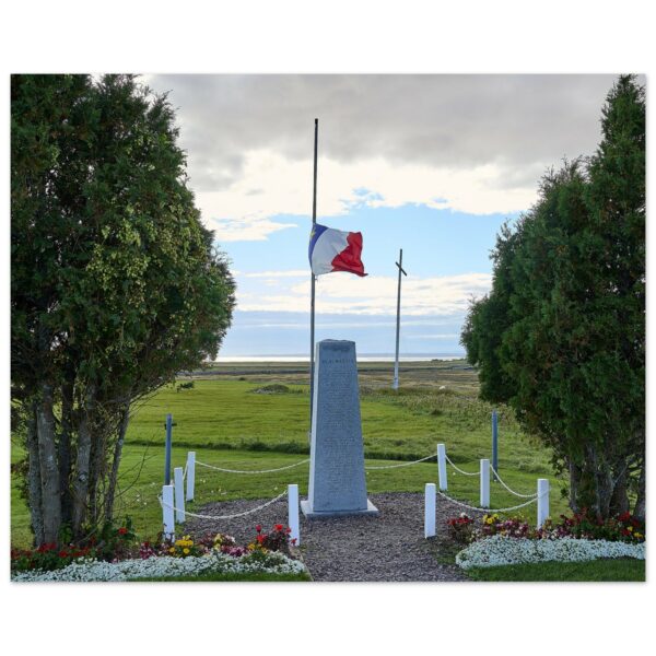 Beaubassin Monument, Nova Scotia Visitor's Centre Premium Semi-Glossy Paper Poster