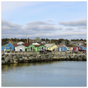 Fisherman’s Cove (Center) Aluminum Print 12" x 12"