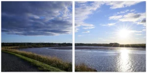 Bay of Fundy Tides Aluminum Print Diptych