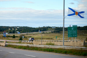 Nova Scotia Flag, Highway 104 Border