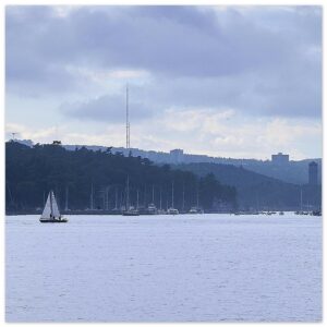 The Northwest Arm (Center) Aluminum Print 12" x 12"