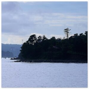 The Northwest Arm (Right) Aluminum Print 12" x 12"