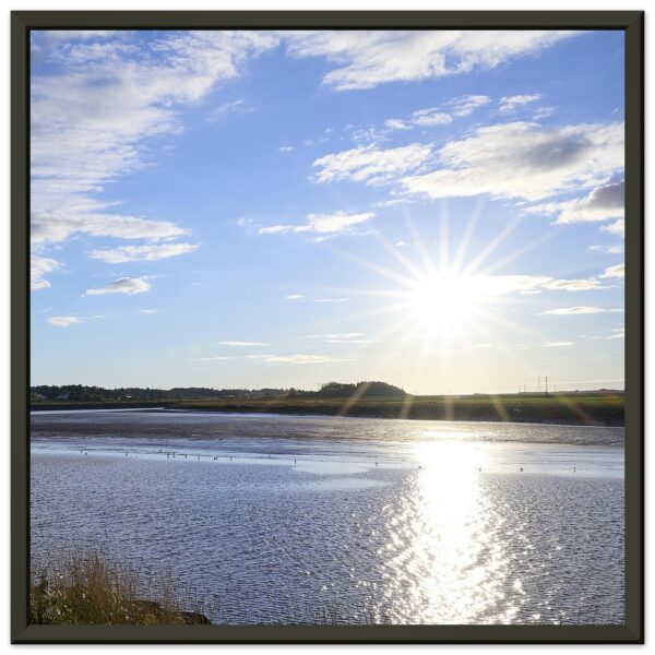 Bay of Fundy Tides (Right) Premium Semi-Glossy Paper Metal Framed Poster 12" x 12"
