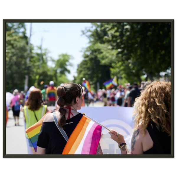 2024 Halifax Pride Parade (2) Premium Semi-Glossy Paper Metal Framed Poster 16" x 20"
